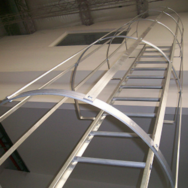 Escalera Aluminio simple con guardahombre - Imagen 2