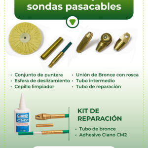 Accesorios para sondas de fibra de vidrio