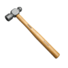 Martillo de bola con mango de madera