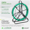 CINTA PASACABLE HELICOIDAL