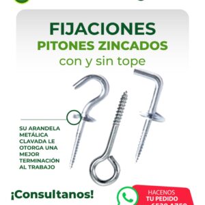 Pitones Zincados con tope
