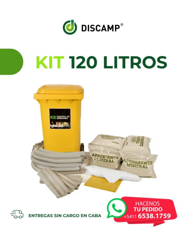 KIT ANTIDERRAME de 120L