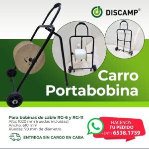 CARRO PORTABOBINA DE CABLES