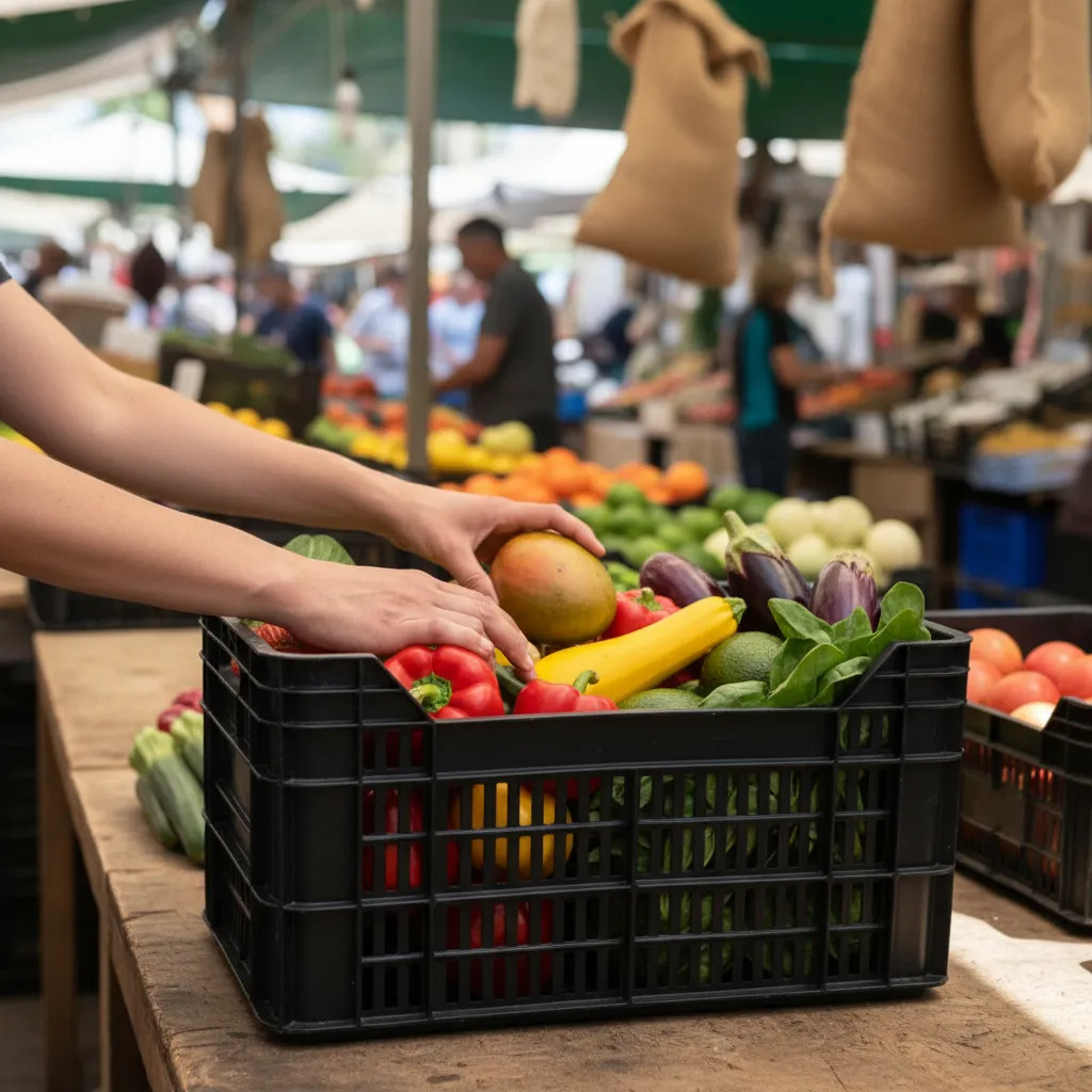 Cajón Apilable Encastrable De 500x260x110mm Pesado - herramientas/cosechas/frigorificos - Imagen 5