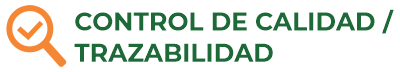 CONTROL DE CALIDAD / TRAZABILIDAD