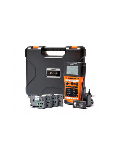 Rotuladora Brother PT-E550WVP de operación manual y PC